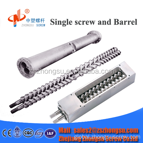 Parallel twin screw barrel Parallel twin screw for WPC granulator Manufactory